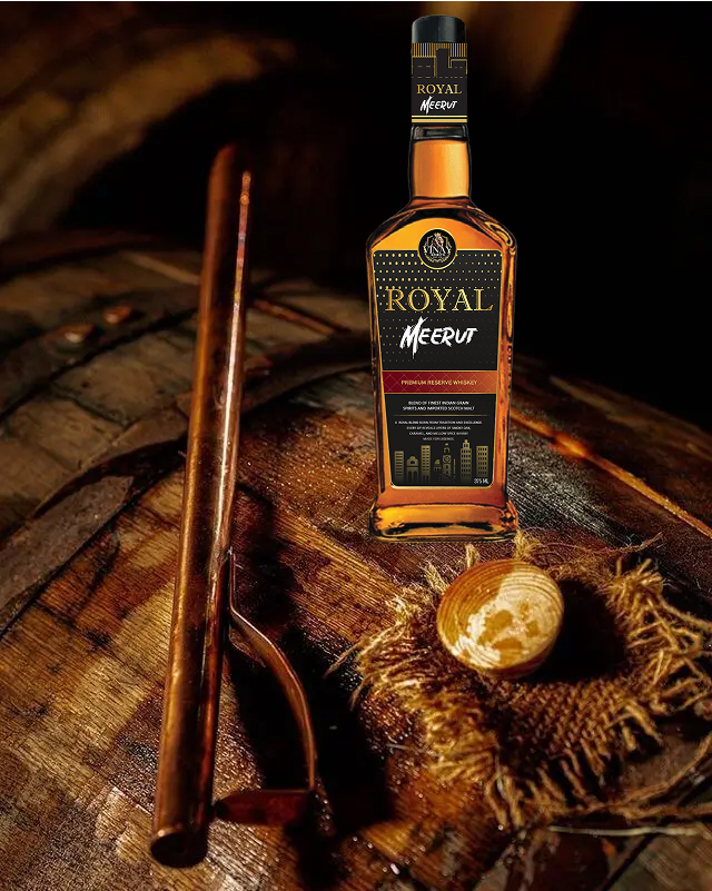 Royal Meerut Single Malt Whiskey 

